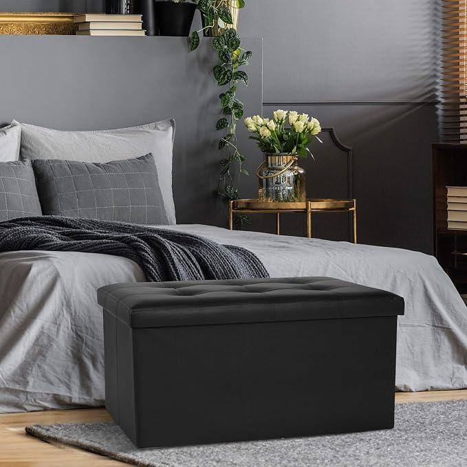 COSYLAND Ottoman Bench with Storage - Image 2