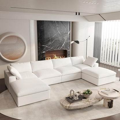 Cloud Modular Sectional Sofa Couch, Oversized U Shaped Couch 6 Seater - Image 3