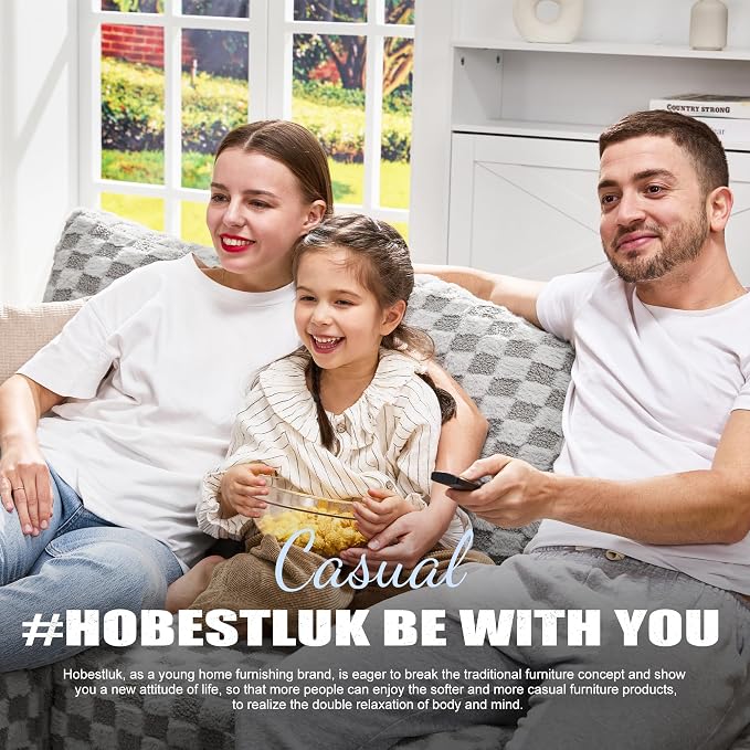 Hobestluk Modular Sectional Sofa Memory Foam Couch Oversized Sectional Sofa - Image 8