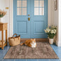 Boho Taupe Brown 3x5 Large Entryway Rug by HazoHaus