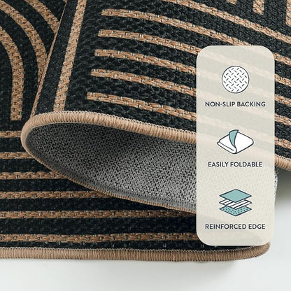 Lahome Modern Geometric Runner Rug, 2x6 Laundry Room Rug Runners - Image 5