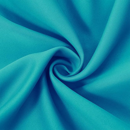 Teal Blackout Curtains/52 x 45 Inch Length Kids Curtains/Set of 2 Panels - Image 6