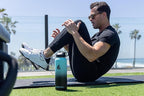 HYDRO CELL Stainless Steel Insulated Water Bottle with Straw - For Cold & Hot Drinks - Metal Vacuum Flask with Screw Cap and Modern Leakproof Sport Thermos for Adults (Teal/Black 40oz)