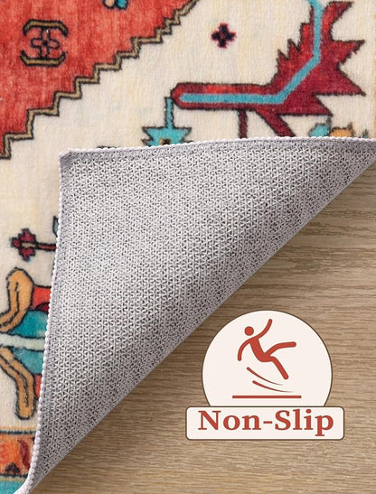 SERISSA 3x12 Washable Non Slip Boho Runner Rug - Image 4