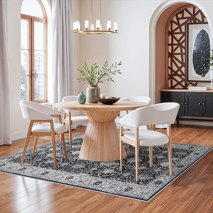 5x7 Living Room Area Rugs: Washable Non-Slip Stain Resistant Rug - Image 7