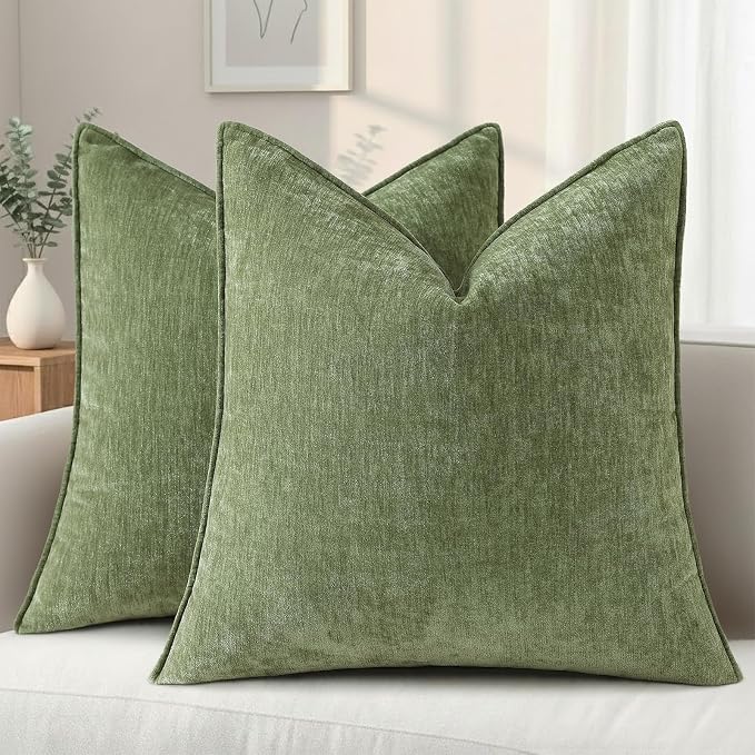 decorUhome Summer Couch Euro Sham Throw Pillow Covers 22x22 Set of 2, by decorUhome