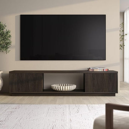Henn&Hart Fluted TV Stand for TVs up to 78" by HennHart