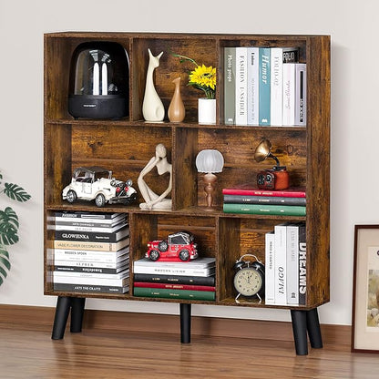 LEYAOYAO 8 Cube Bookshelf, 3 Tier Bookcase by LEYAOYAO-Findtheshiningpointofyourideallife%EF%BC%81