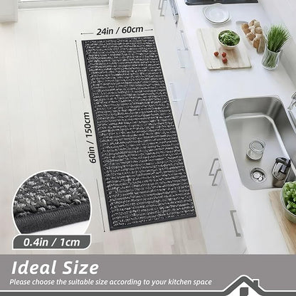 BEQHAUSE Kitchen Runner Rugs 24"x60", Kitchen Mats - Image 2