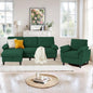 2 Piece Sectional Sofa Set, 3 Seat L Shaped Couches by soscana