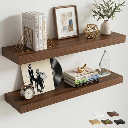 FLYJOE Floating Shelves for Wall, 32 Inch Floating Shelves Set of 2, Kitchen by FLYJOE
