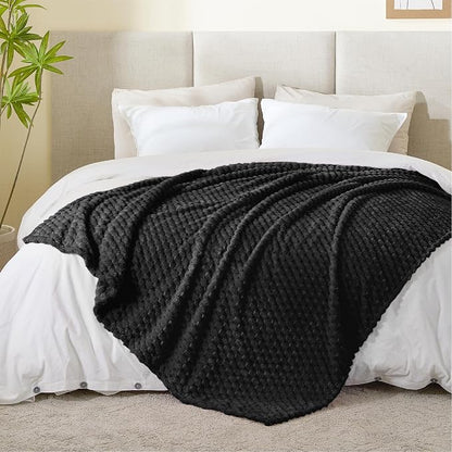 BEDELITE Black Large Throw Blanket - Image 3