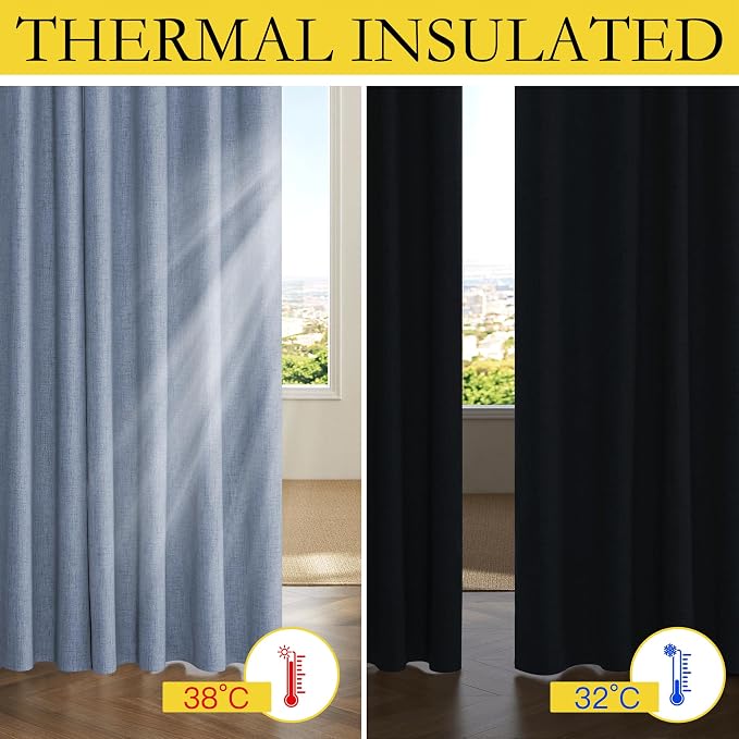 NICETOWN 100% Blackout Curtains - Image 5