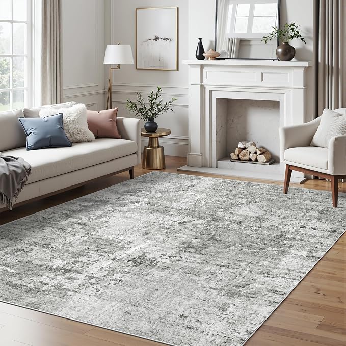 Soalmost Abstract Rug 5x7 Washable Area Rugs - Image 8