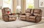EBELLO 2-Piece Manual Recliner Sofa Set, Faux Leather Message Single Recliner by EBELLO