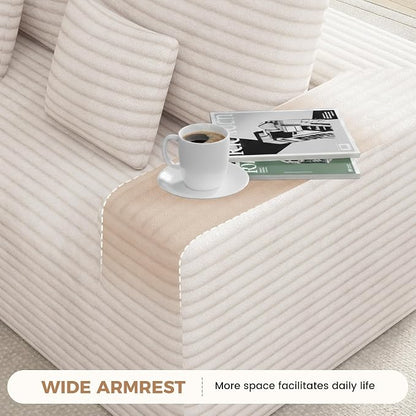 Luxanimarion 136'' Large Sectional Cloud Couches - Image 8