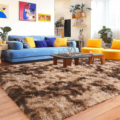 Pionblank 8x10 Rug for Living Room, Fluffy Large Area Rug - Image 2
