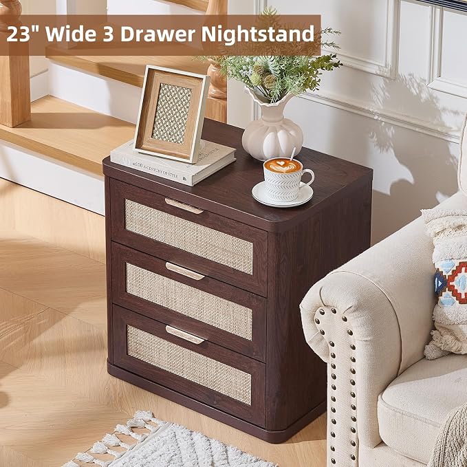 LEYAOYAO Rattan Night Stand Set of 2 - Image 6