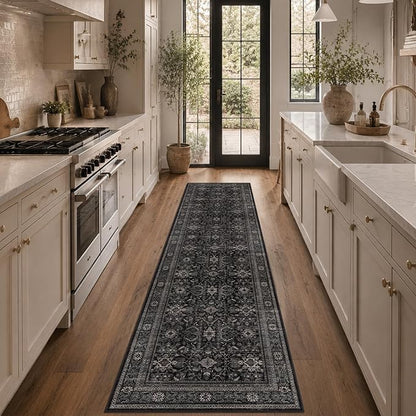 Schweek 2x8 Runner Rug Washable Rug Non Slip Vintage Rugs - Image 3