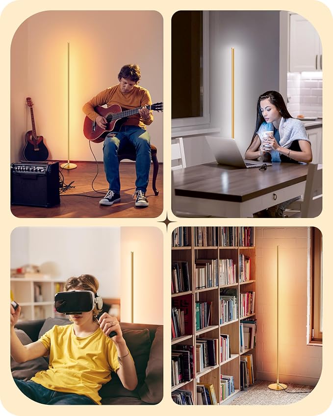 EDISHINE Floor Lamp, Remote Control & Foot Switch Floor Lamps - Image 6