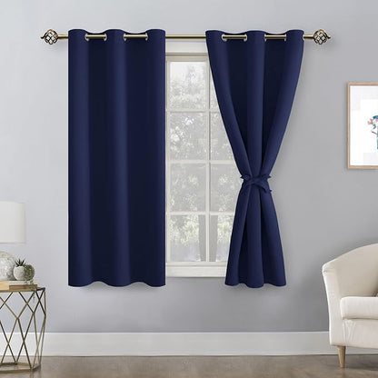 Blackout Curtains for Bedroom, 38 x 54 Inch, 2 Panels | Thermal Insulated & - Image 8