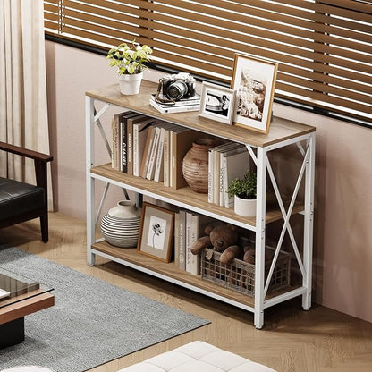 Homeiju Entry Table 40" Width, 3-Tier Entryway Table - Image 6