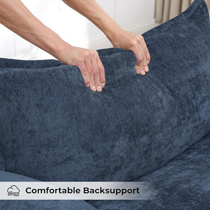Modern Oversized Accent Chair, Chenille Cloud Sofa Chair - Image 7