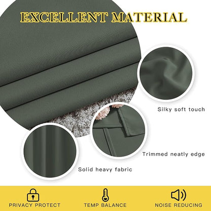 NICETOWN Living Room Curtains 84 inch Long - Image 4
