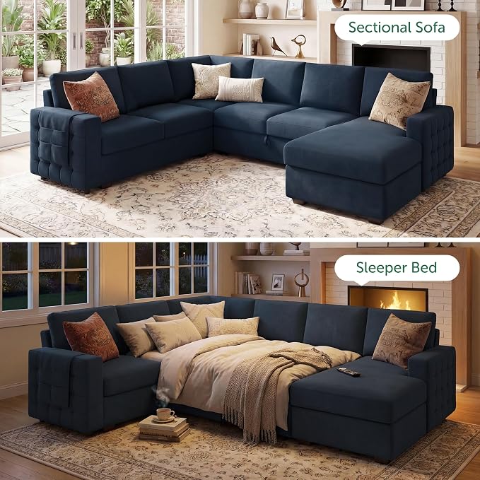 HONBAY Sectional Sleeper Sofa - Image 3