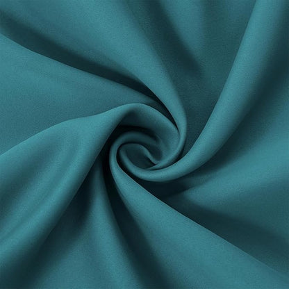 Sea Teal Thermal Blackout Curtains/52 x 95 Inch/Set of 2 Panels Room Darkening - Image 5
