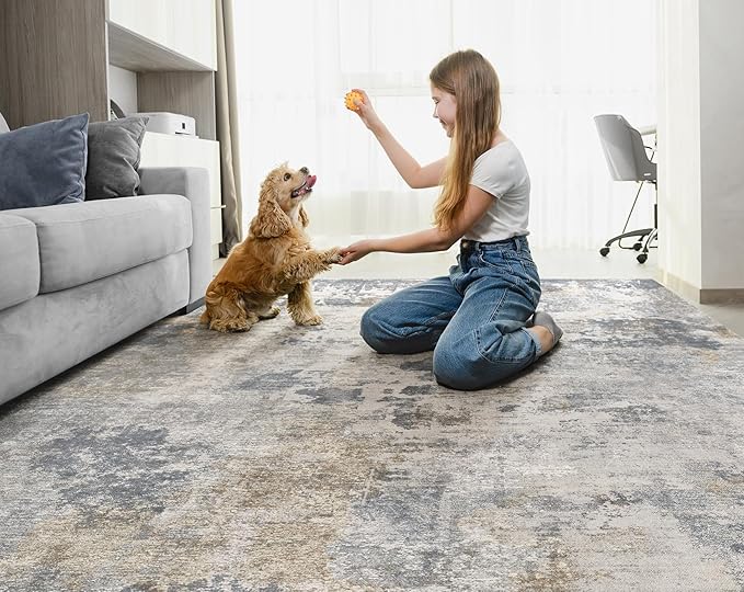 UERMEI 10x12 Area Rug Living Room Rugs - Image 9