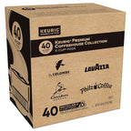 Keurig Premium Coffeehouse Collection, Single Serve Keurig K-Cup Pods, Medium and Dark Roast Coffees, 40-Count Box