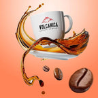 Volcanica Coffee, Dark Roast Coffee, Ground, Fresh Roasted, 16-ounce (Pack of 2)