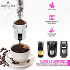 Day To Day 120-Count French Roast Dark Roast Single Serve Coffee Pods for K-Cup Keurig Brewers
