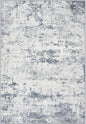 Area Rug Living Room: 4x4 Modern Washable Soft Carpet Blue Grey | by FXRHLP