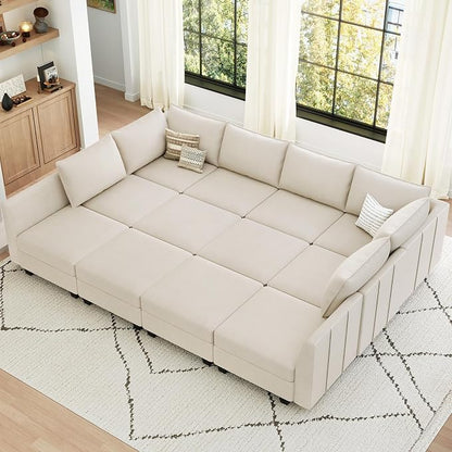 Belffin Oversized Modular Sectional Couch Sleeper Sofa - Image 3