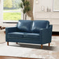 Kingfun 56" Faux Leather Sofa, Loveseat Couch, Mid Century Modern Love Seat by KINGFUN-Anexcitingoption