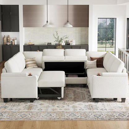Belffin Sectional Sleeper Sofa - Image 6