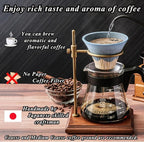 Ceramic Reusable Coffee Filter Dripper Paperless Sustinable Mt. Fuji Made in Japan (Purple)
