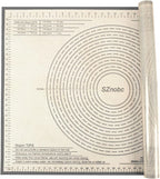 Silicone Pastry Mat 34'' By 26'' Extra Large Baking Mat with Measurements for Dough Rolling, Kneading Board, Kitchen Counter Mats for Dough, Pastry, Fondant, Pie Crust, Cookies, Bread, Pasta, Pizza