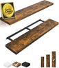 BAYKA Floating Shelves, 48 inches Long Wall Mounted Rustic Wood Shelves by Bayka
