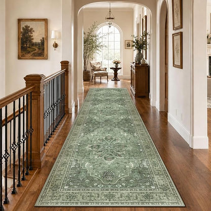 RELEANY Washable Area Rug, Runner 3'x10', Water Repellent, Pet Friendly by RELEANY