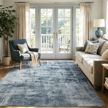 4x6 Ft Area Rugs for Living Room, Soft Non-Slip Washable Rugs Modern Abstract by Cuzwlovita