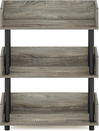 Furinno TURN-N-TUBE Display Shelf, 3-Tier Storage Shelves - Image 6