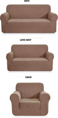 Fancy Collection 3pc Set Slipcover Set Furniture Cover Spandex Set Includes by Unknown