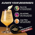 MONÉGASQUE Iconic Gold Edible Glitter for Drinks 10g – Edible Glitter for Cakes & Cocktails – Gold Sprinkles Spray for Food, Cupcake, & Cake Decorations – Halloween Cocktail & Drink Shimmer Powder