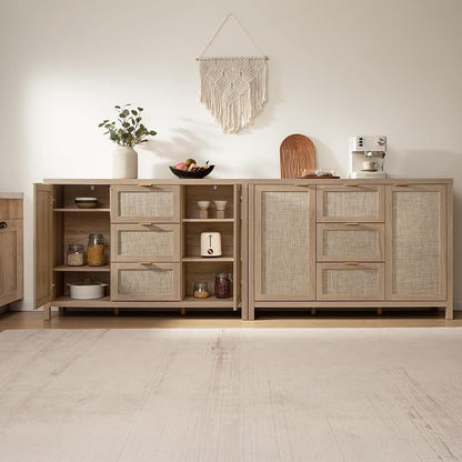 SICOTAS 52" Larger Sideboard Buffet Coffee Bar Cabinet - Image 6