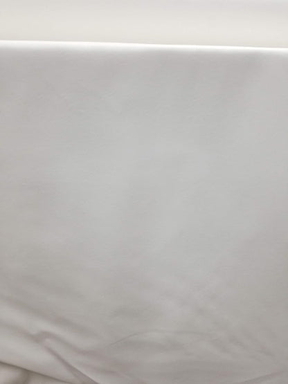 NAT Leathers | White Soft Faux Vegan Leather PU | 5 Yards Cut by The Yard | by NATLeathers