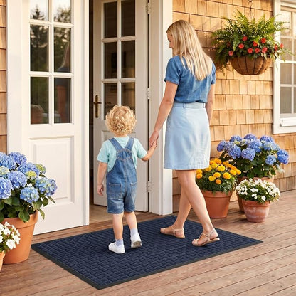 Front Door Mat Outside Entrance, Heavy Duty Waterproof Doormat | 35.5"x24" - Image 9