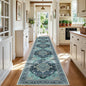 RELEANY Washable Area Rug, Runner 3'x20', Teal | Non-Slip, Water Repellent by RELEANY